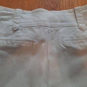 White stretchy slacks. Size 13